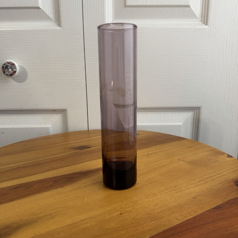 Amethyst Purple Cylinder Bud Vase Anniversary Mother's Day Valentine's Day Gifts